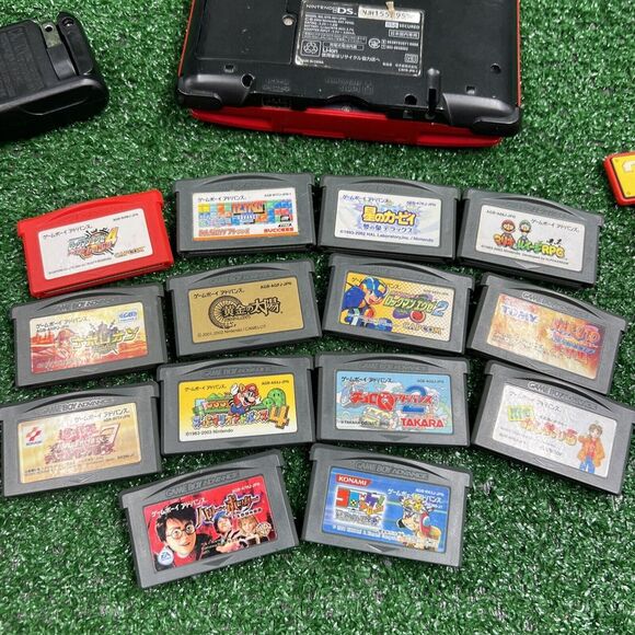 Nintendo DS NTR-001 Japan Import Lava Red Tested Working 14 Import Game - Picture 9 of 16